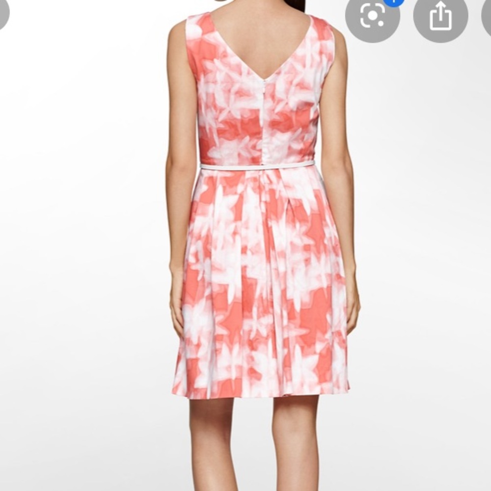 Calvin Klein Pink Watercolor Dress - Picture 2 of 5
